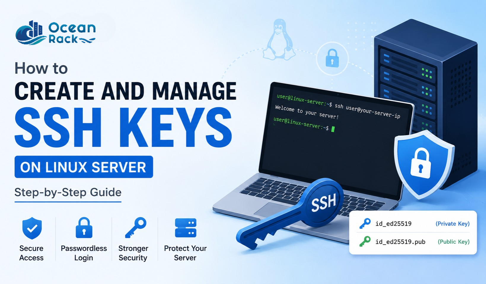 How to Create and Manage SSH Keys on Linux Server (Step-by-Step Guide)