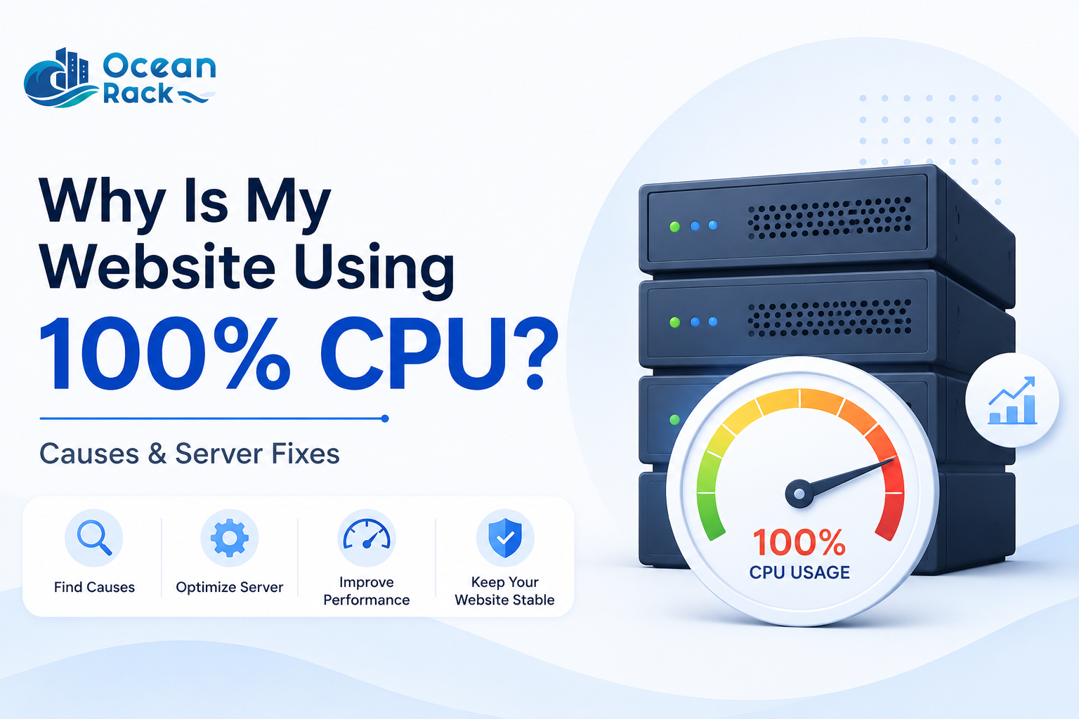 Why Is My Website Using 100% CPU? (Causes & Server Fixes)